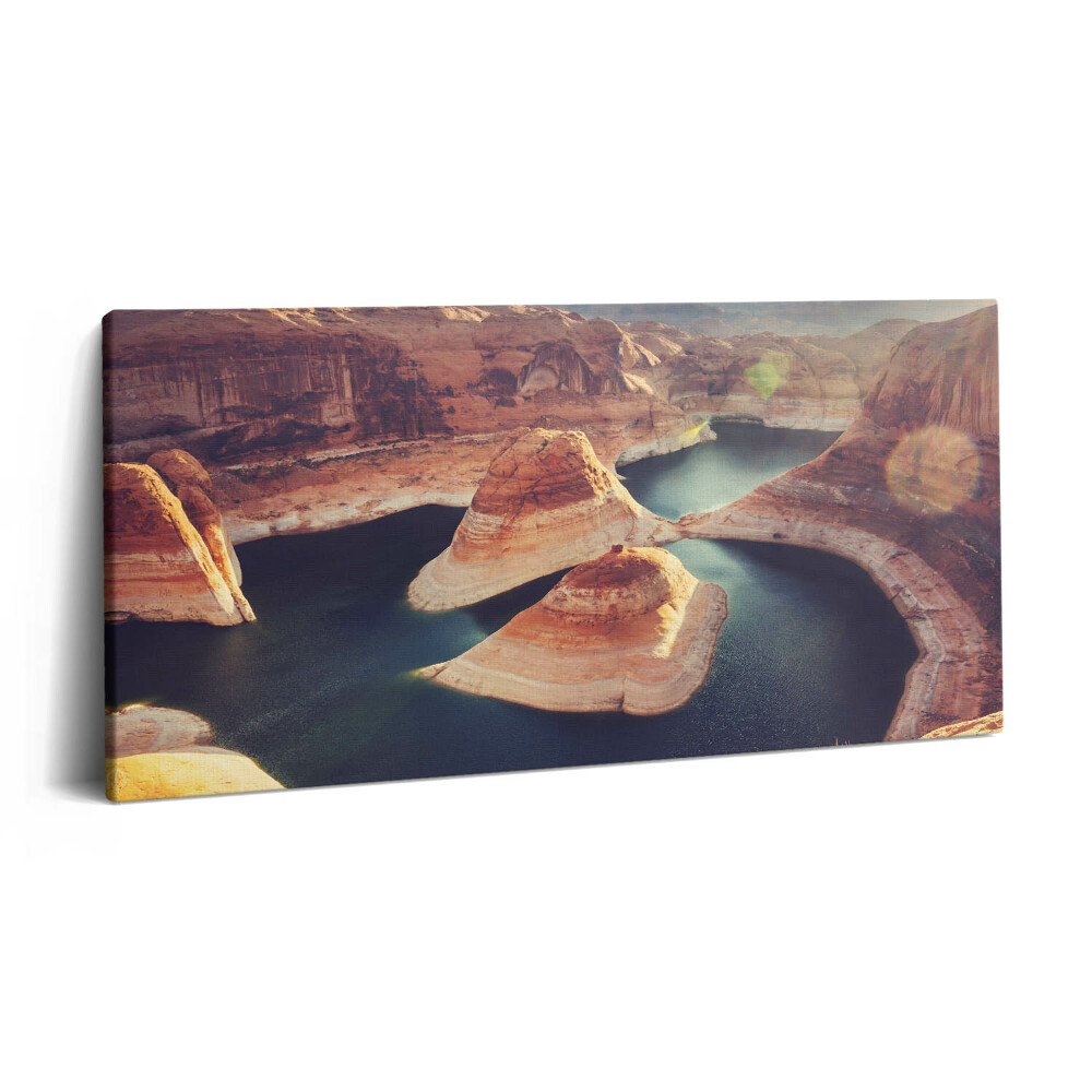Vászonfotó 100x50 Powell-tó az Egyesült Államokban