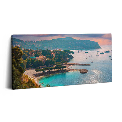 Vászonfotó 100x50 A francia Riviéra látképe