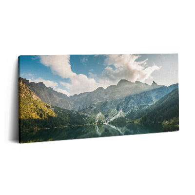 Vászonkép nyomtatás 120x60 Természetes hegyi táj