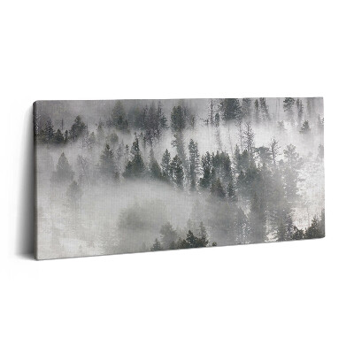 Vászonkép nyomtatás 120x60 Ködös erdei táj