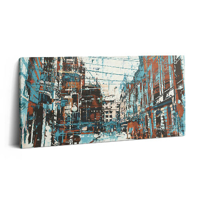 Vászonkép nyomtatás 120x60 Utcai művészet
