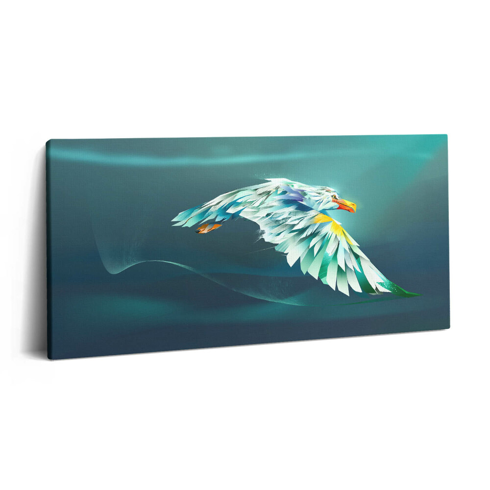 Vászonkép nyomtatás 120x60 Kép egy repülő sas