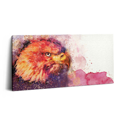 Vászonkép nyomtatás 120x60 Akvarell sas madár