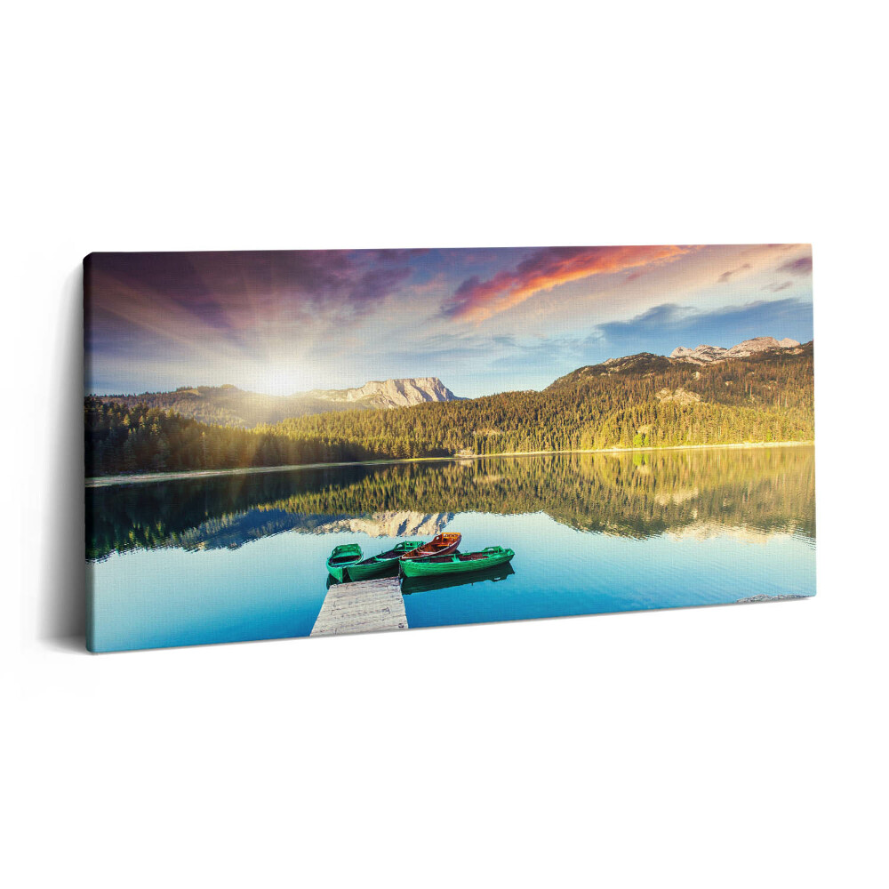 Vászonkép nyomtatás 120x60 Folyami tájkép