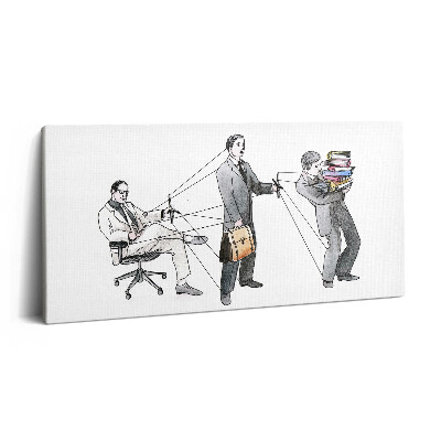 Vászonkép nyomtatás 120x60 Emberek-babák