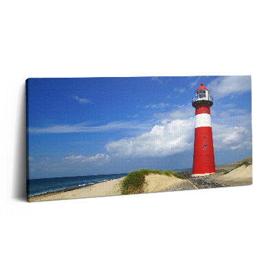 Vászonkép nyomtatás 120x60 Világítótorony