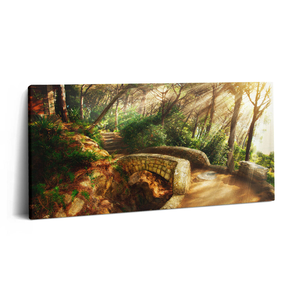 Vászonkép nyomtatás 120x60 Ősi kőhíd