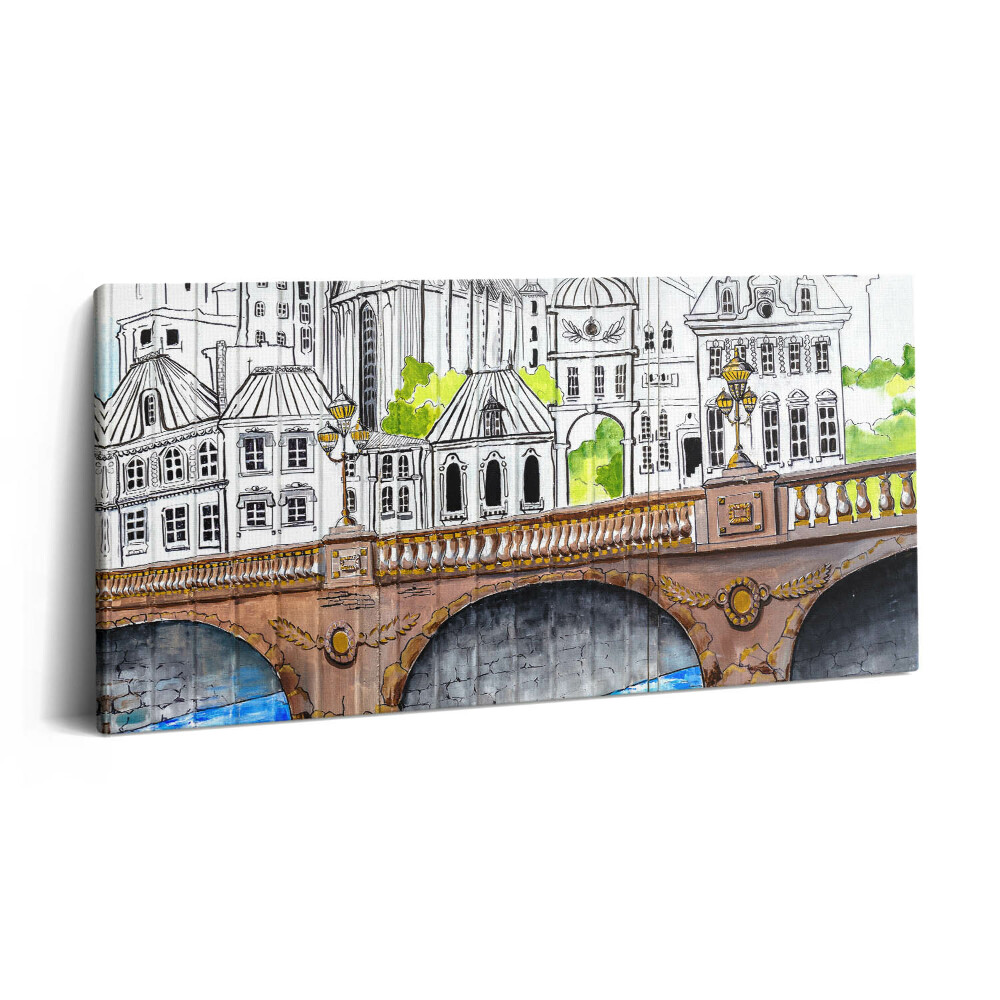 Vászonkép nyomtatás 120x60 Városi graffiti kultúra - Franciaország