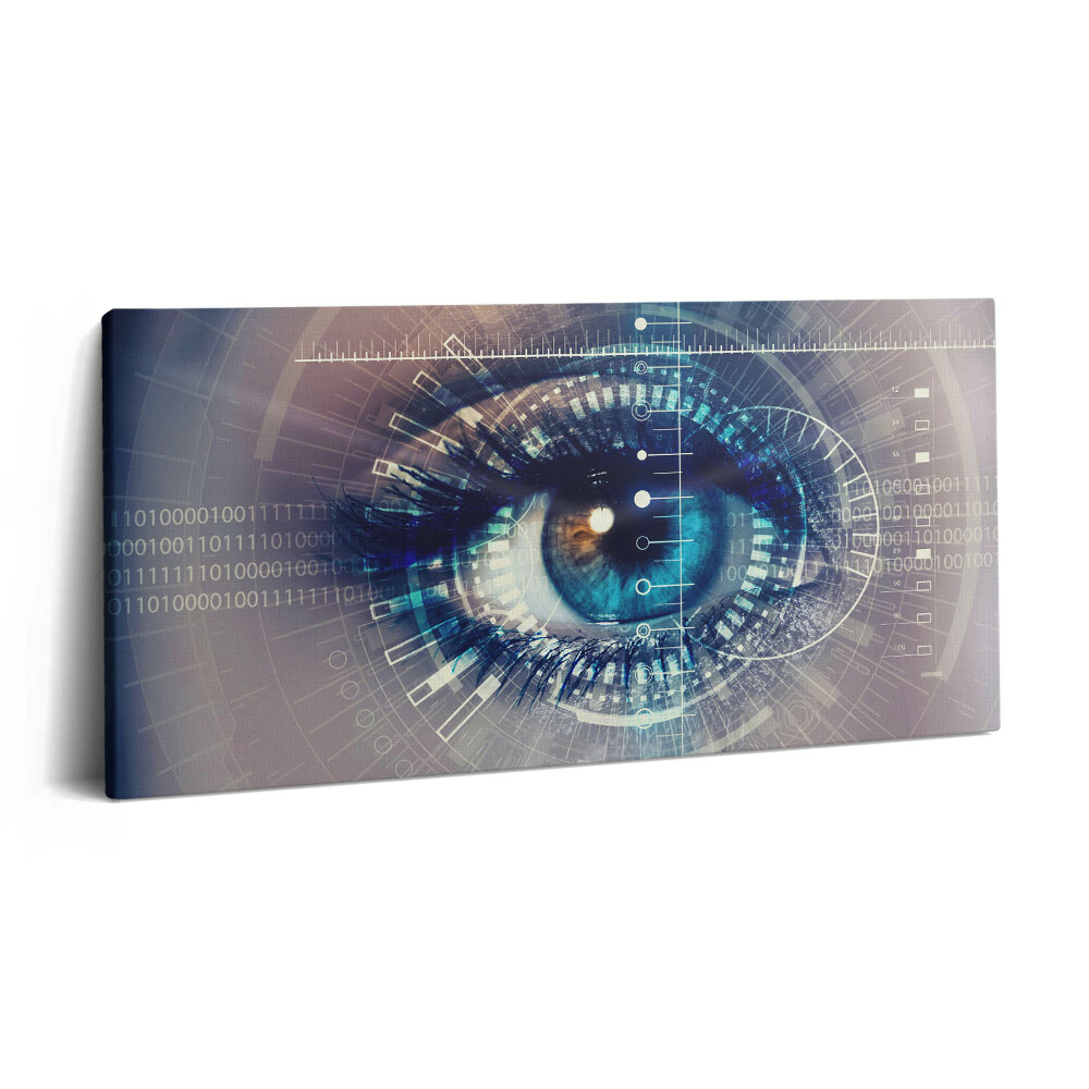 Vászonkép nyomtatás 120x60 Egy nő szemei