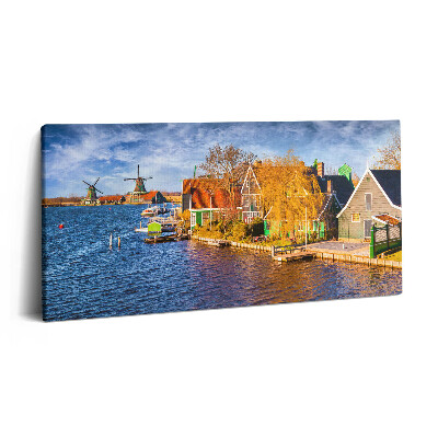 Vászonkép nyomtatás 120x60 Hollandia építészete