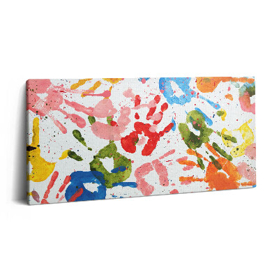 Vászonkép nyomtatás 120x60 Művészgyerekek