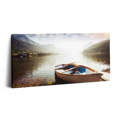 Vászonkép nyomtatás 120x60 Fantasztikus kilátás a tóra