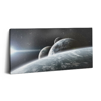 Vászonkép nyomtatás 120x60 Űr és bolygók