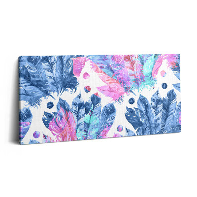 Vászonkép nyomtatás 120x60 Színes tollak