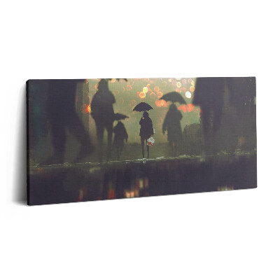 Vászonkép nyomtatás 120x60 Emberek árnyékkal