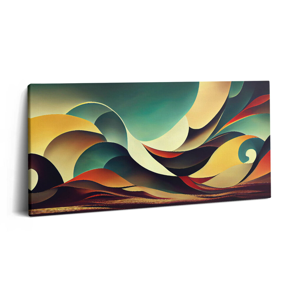 Vászonkép nyomtatás 120x60 Varrat nélküli absztrakt vonalak háttér