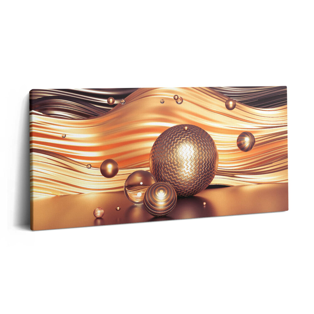 Vászonkép nyomtatás 120x60 Gyönyörű 3D absztrakt minimalizmus