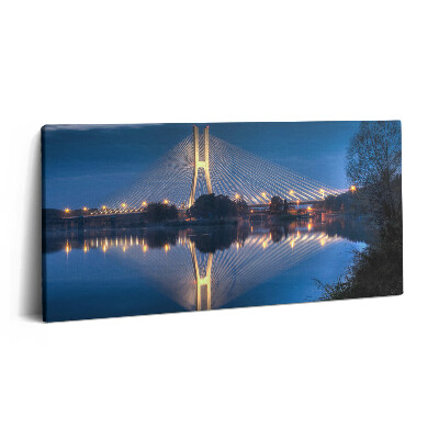 Vászonkép nyomtatás 120x60 Most Rędziński Wroclaw