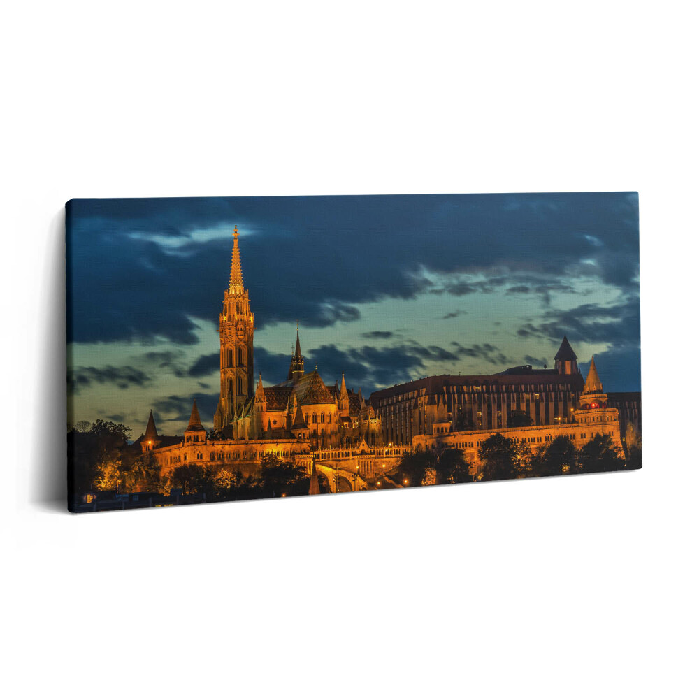 Vászonkép nyomtatás 120x60 Mátyás-templom Budapesten