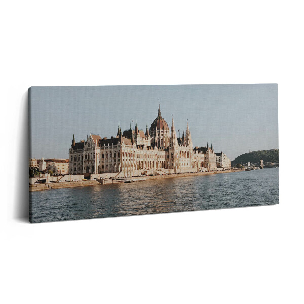 Vászonkép nyomtatás 120x60 A Parlament épülete Budapesten