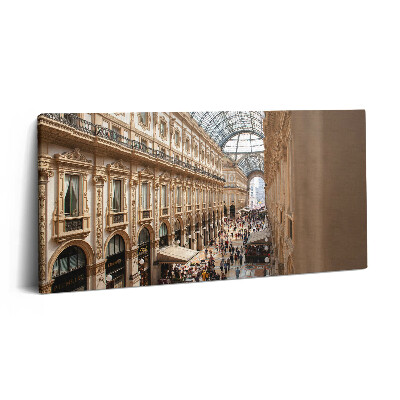 Vászonkép nyomtatás 120x60 Galleria Vittorio Emanuele II Olaszországban