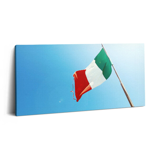 Vászonkép nyomtatás 120x60 Olasz zászló