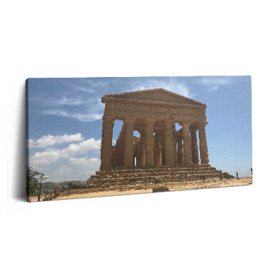 Vászonkép nyomtatás 120x60 Templom Szicíliában Olaszországban