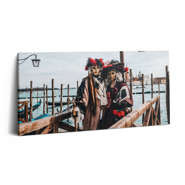 Vászonkép nyomtatás 120x60 Karnevál Velencében