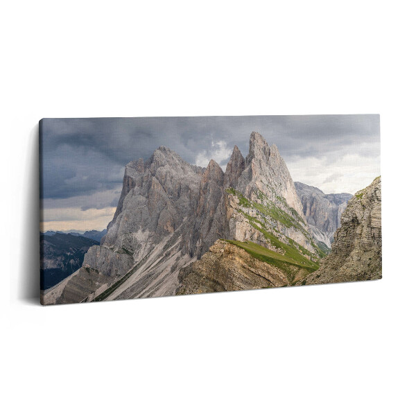 Vászonkép nyomtatás 120x60 Sziklás hegyek