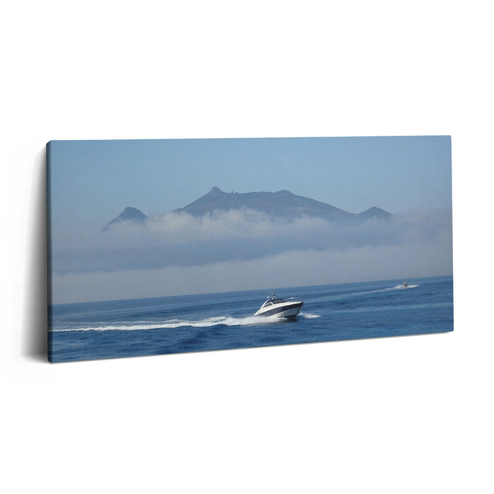 Vászonkép nyomtatás 120x60 Vitorlás az óceánon