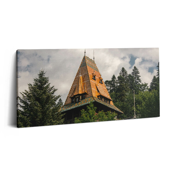 Vászonkép nyomtatás 120x60 Pelisor-palota Romániában