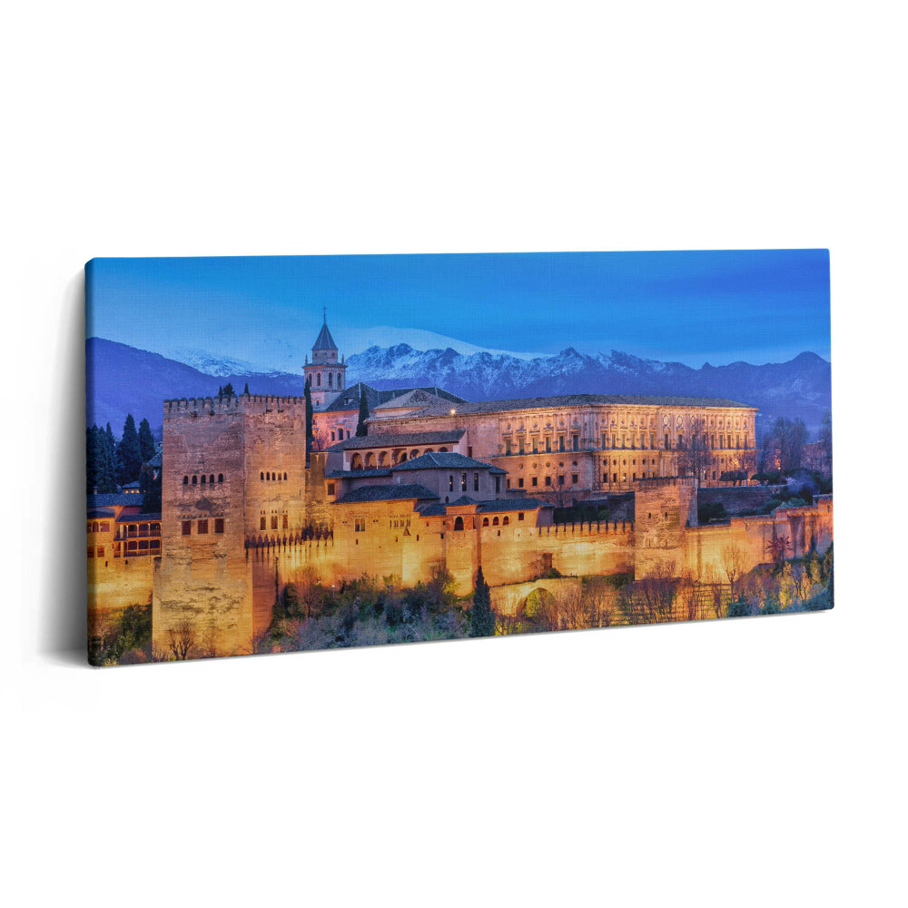 Vászonkép nyomtatás 120x60 Granada andalúziai falai