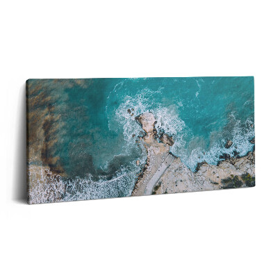 Vászonkép nyomtatás 120x60 Fjordok a Costa Blancán