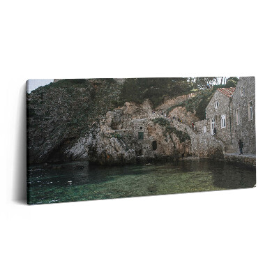 Vászonkép nyomtatás 120x60 Dubrovnik városrész