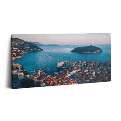 Vászonkép nyomtatás 120x60 Lásd Horvátország