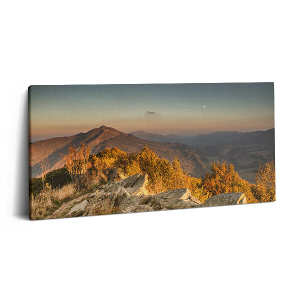 Vászonkép nyomtatás 120x60 Bieszczady
