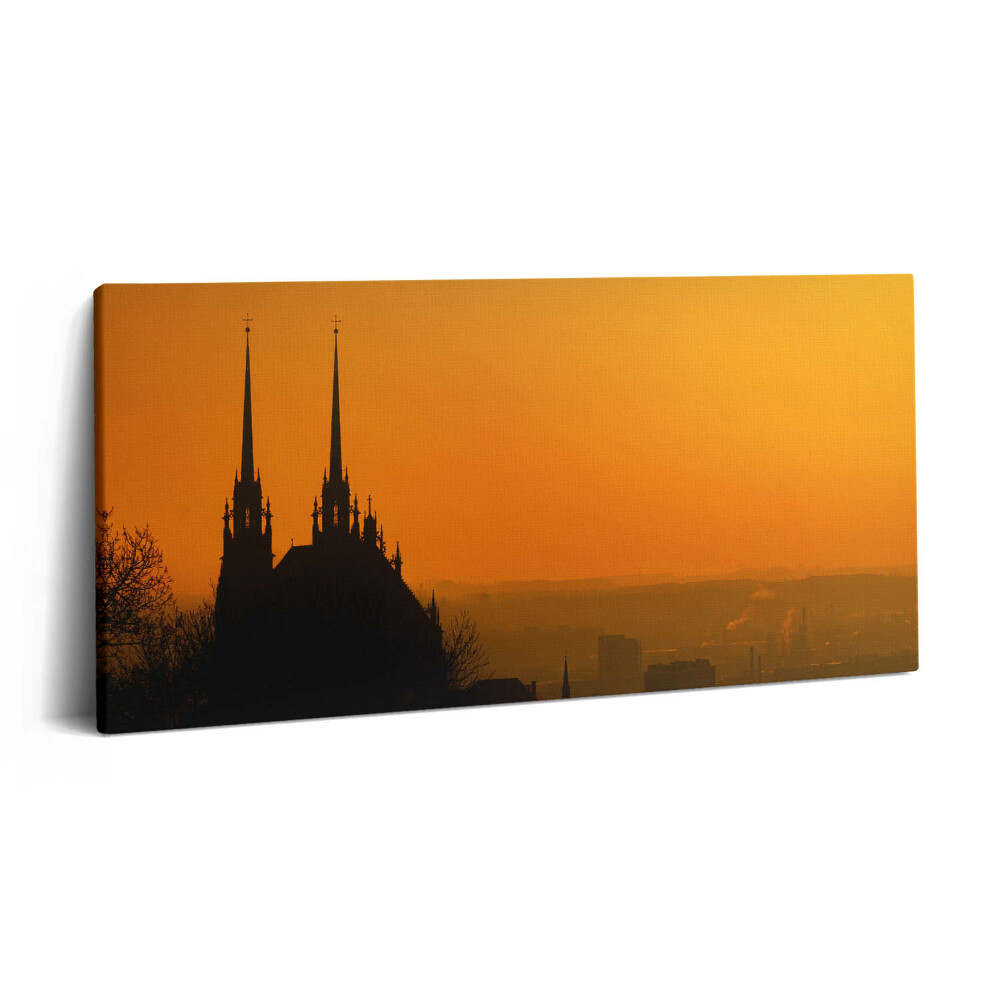 Vászonkép nyomtatás 120x60 A brünni székesegyház látképe