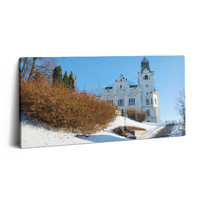 Vászonkép nyomtatás 120x60 Ostrava városa télen