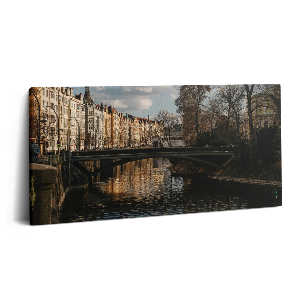 Vászonkép nyomtatás 120x60 Prágai panoráma