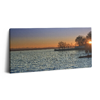Vászonkép nyomtatás 120x60 Bodeni-tó Németországban