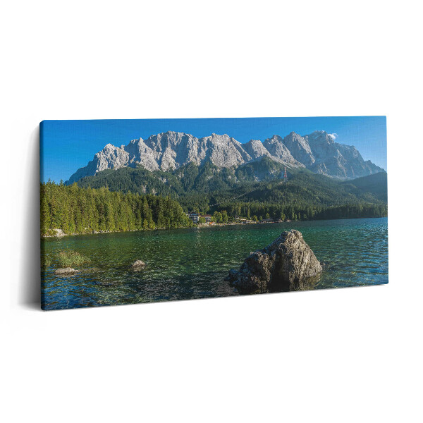 Vászonkép nyomtatás 120x60 Zugspitze csúcs Németországban