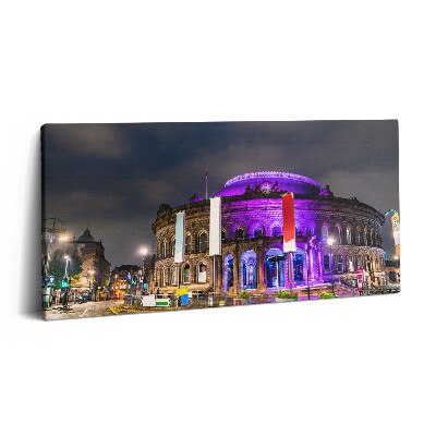 Vászonkép nyomtatás 120x60 Kukoricapiac Leedsben Angliában