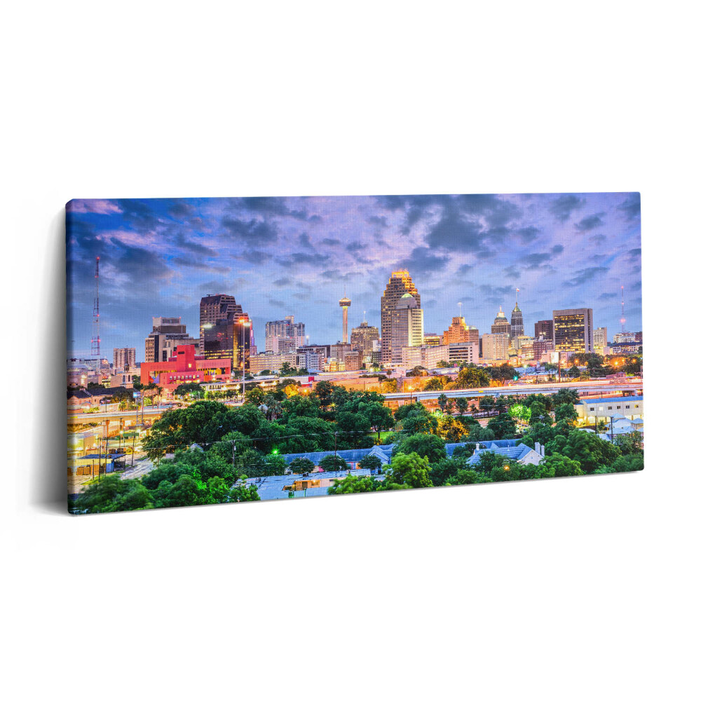 Vászonkép nyomtatás 120x60 San Antonio városkép