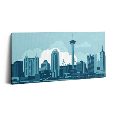 Vászonkép nyomtatás 120x60 San Antonio építészete az Egyesült Államokban