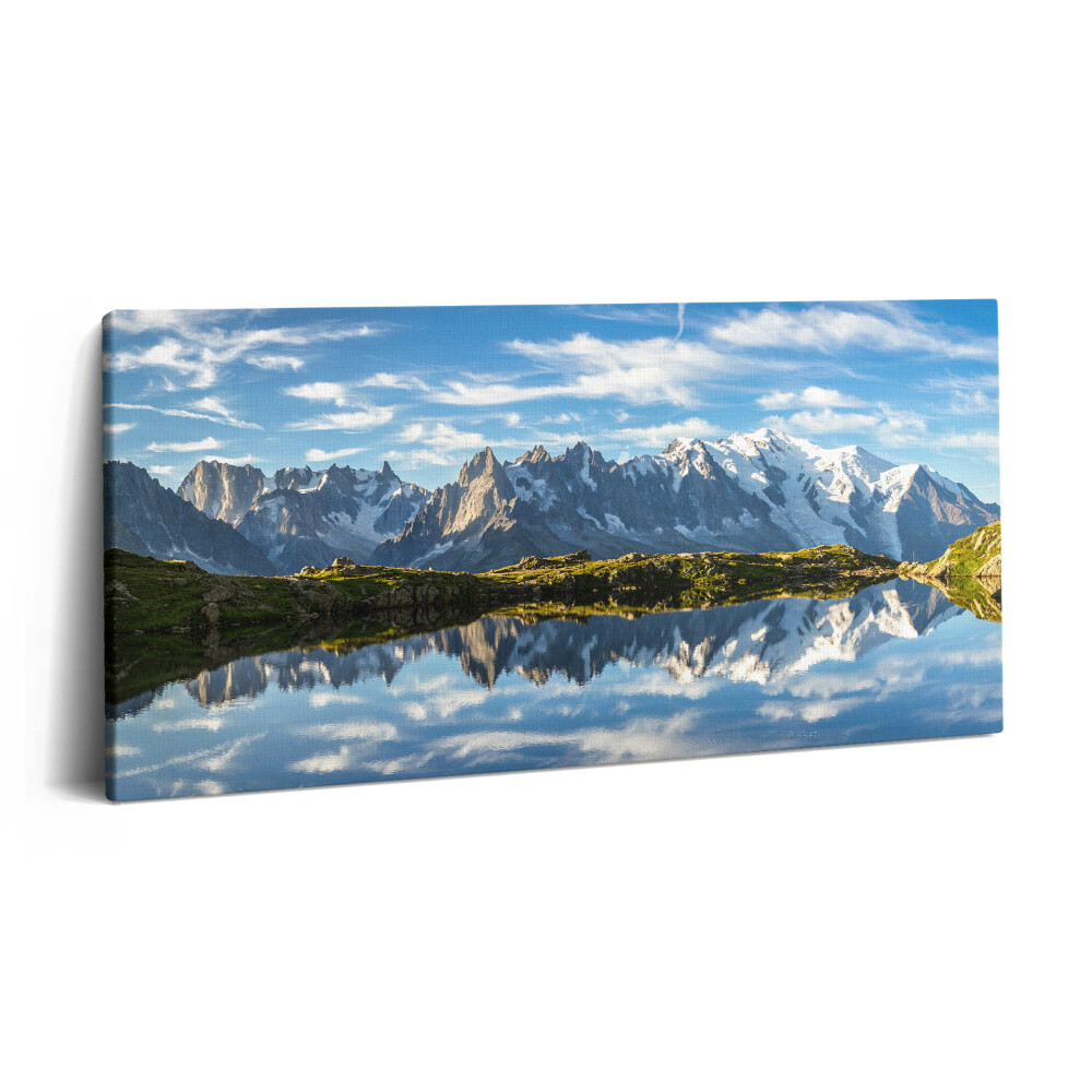 Vászonkép nyomtatás 120x60 Francia Alpok a Chamonix völgyében