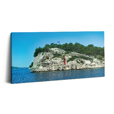 Vászonkép nyomtatás 120x60 Split Horvátország Festői útvonal