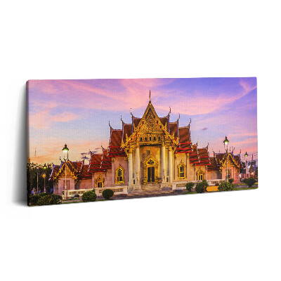 Vászonkép nyomtatás 120x60 Egy palota Bangkokban Thaiföldön
