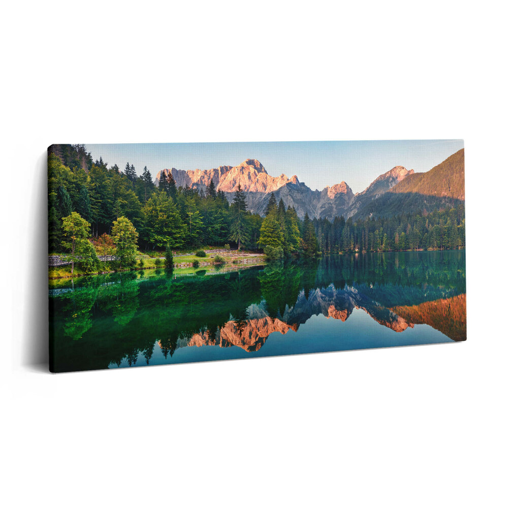 Vászonkép nyomtatás 120x60 Tavas táj