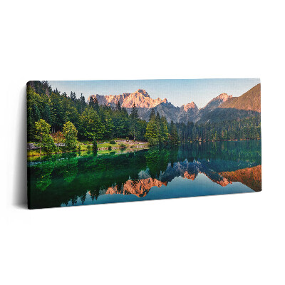 Vászonkép nyomtatás 120x60 Tavas táj