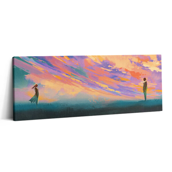 Canvas kép 125x50 Platonikus szerelem az ellenkezőjéről